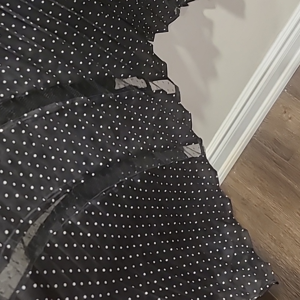 The Kooples Tête D'Épingle Polka Dot Maxi Skirt - Picture 11 of 13
